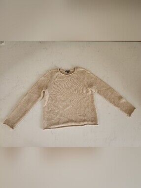 J. Crew Classic Rollneck Light  Women’s Sweater Size Medium In Color Khaki.